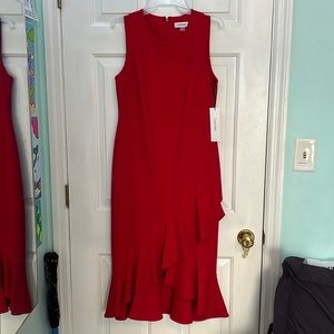 Brand new Calvin Klein red dress size 8